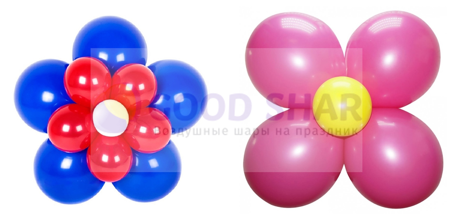 Цветы из шариков
