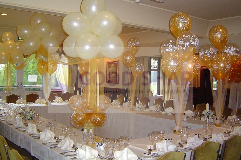 Фонтаны из шаров