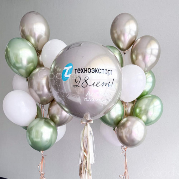 Набор воздушных шаров «Оливковый баланс»