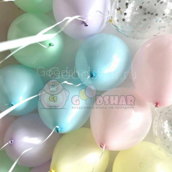 Шары под потолок "Нежные" 30 шт.