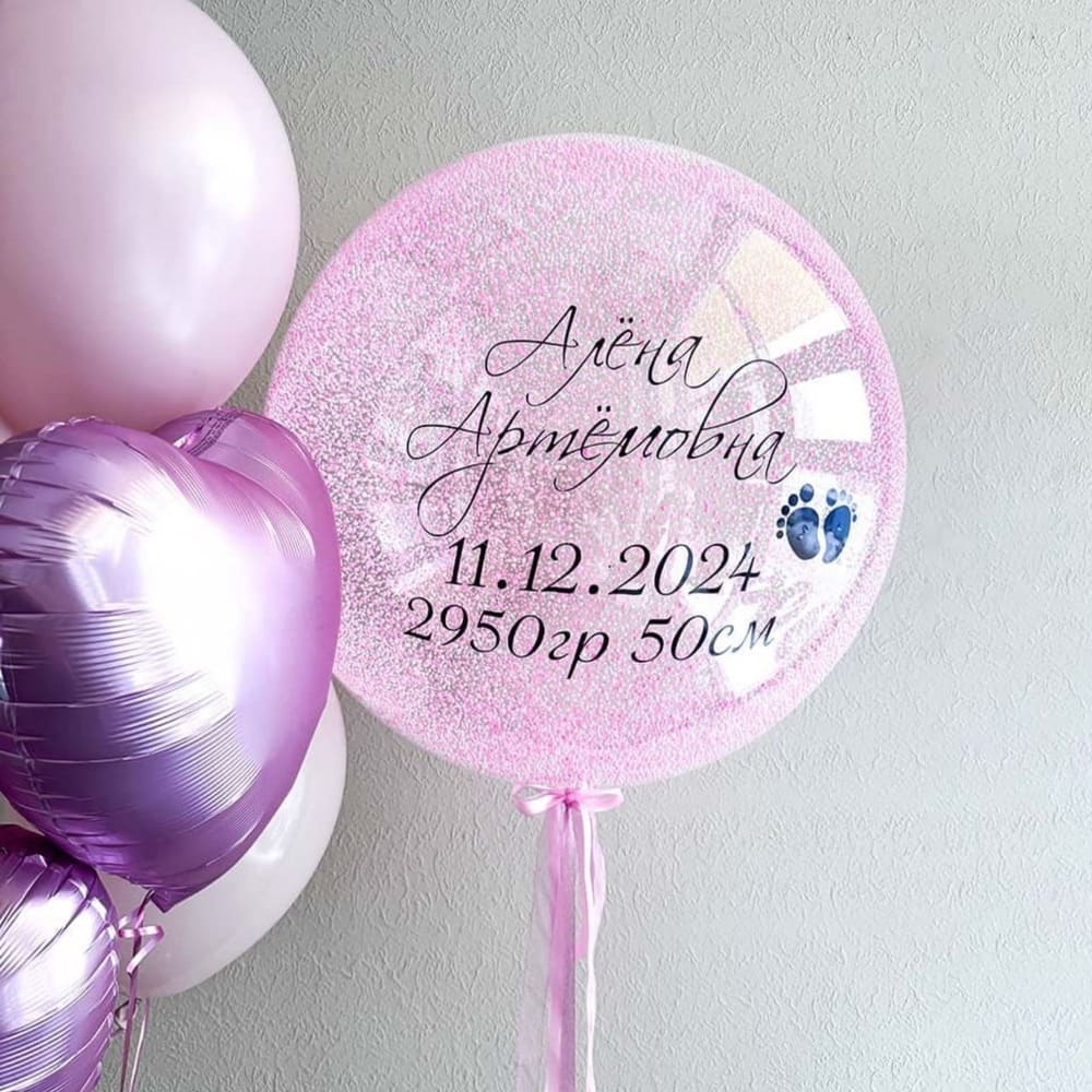 Набор воздушных шаров "Розовое чудо"