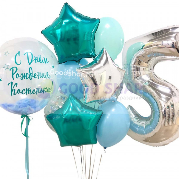 Набор воздушных шаров День Рождения № 461