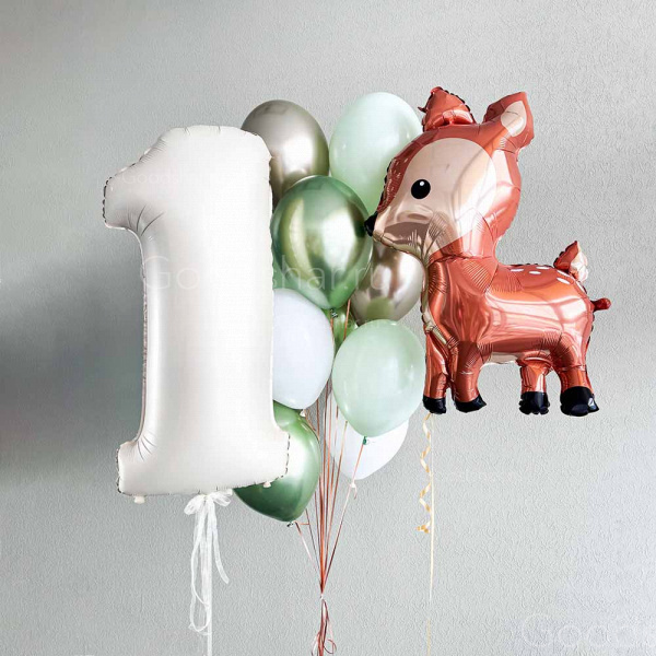 Набор воздушных шаров на годик "Милый друг" 