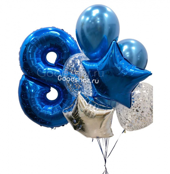 Набор воздушных шаров День рождения № 459