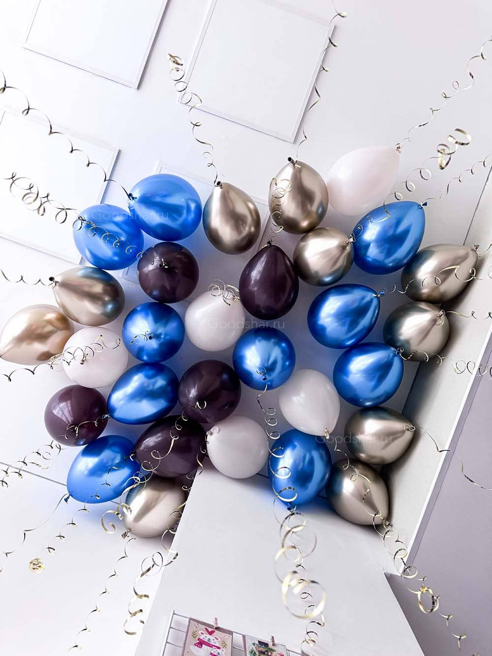 Набор воздушных шаров под потолок "Стильный микс"