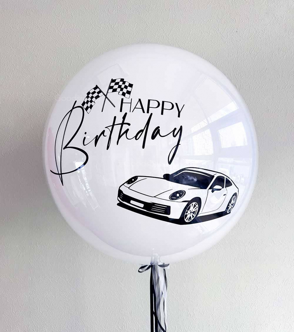 Стеклянный шар для мужчины "Гонщик"