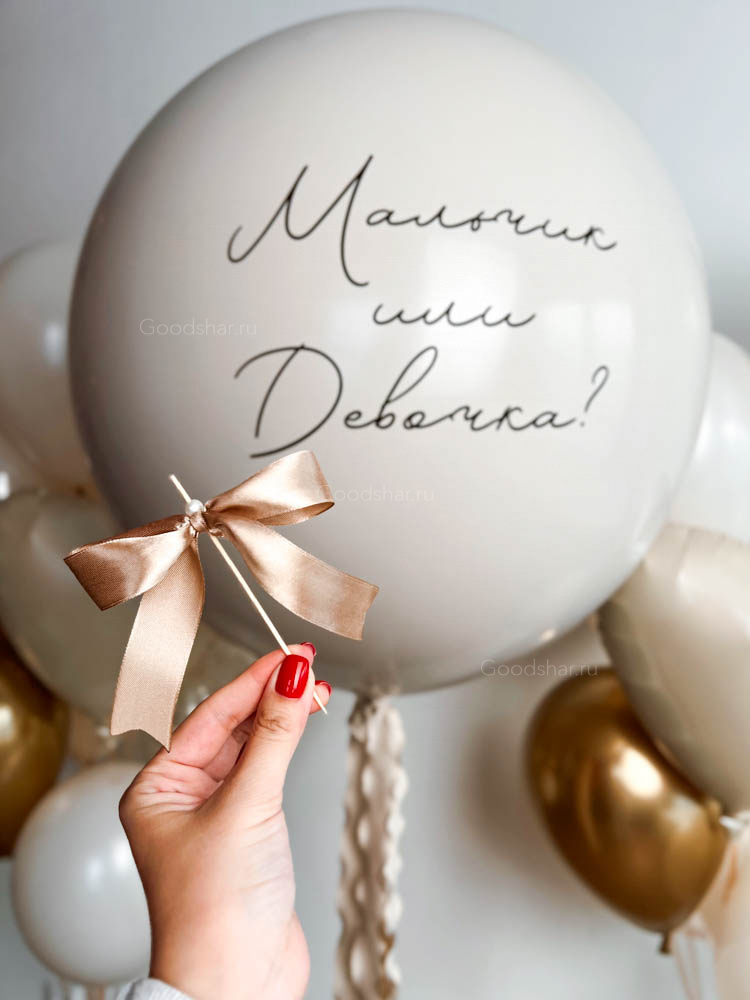 Набор воздушных шаров на гендерную вечеринку «В ожидании чуда»
