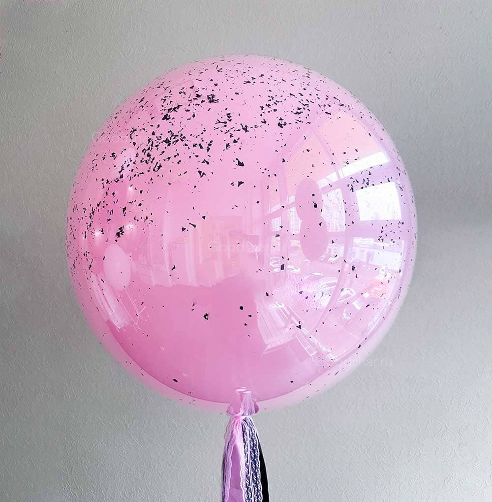 Шар Баблс для девушки "Розовый"