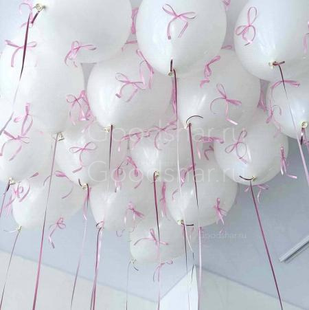 Воздушные шары с бантиками 