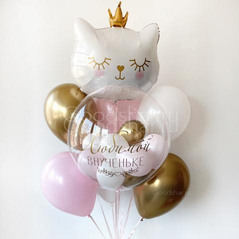 Набор воздушных шаров "Для внученьки"