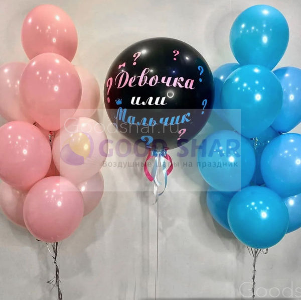 Набор воздушных шаров на определение пола №10