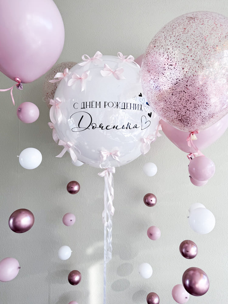 Набор воздушных шаров «Воздушная линия нежности»