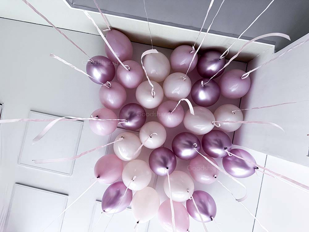 Шары под потолок «Розовые грезы» 30 шт.