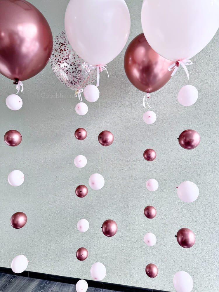 Набор воздушных шаров «Розовое мерцание №2»