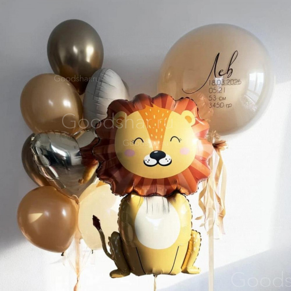 Набор воздушных шаров «Золотой лев»