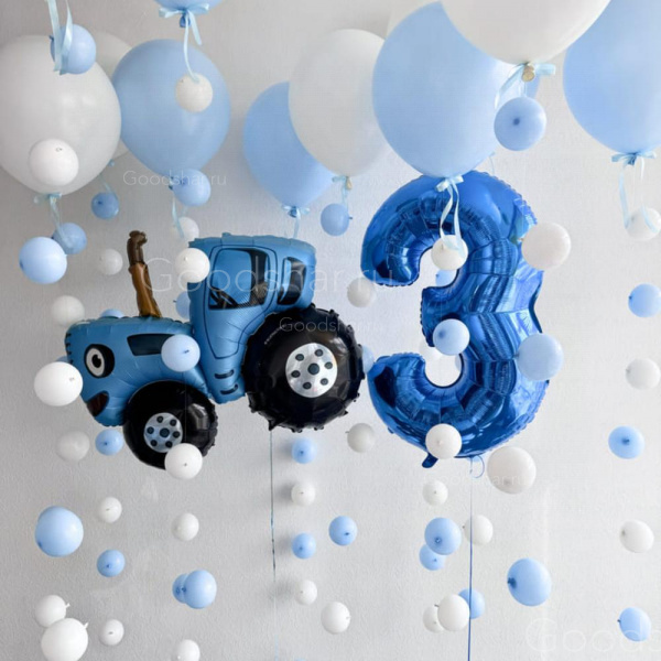 Набор воздушных шаров «Синий трактор №2»