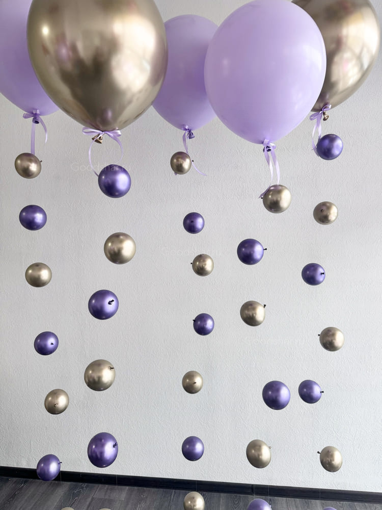 Набор воздушных шаров «Лиловый каскад»