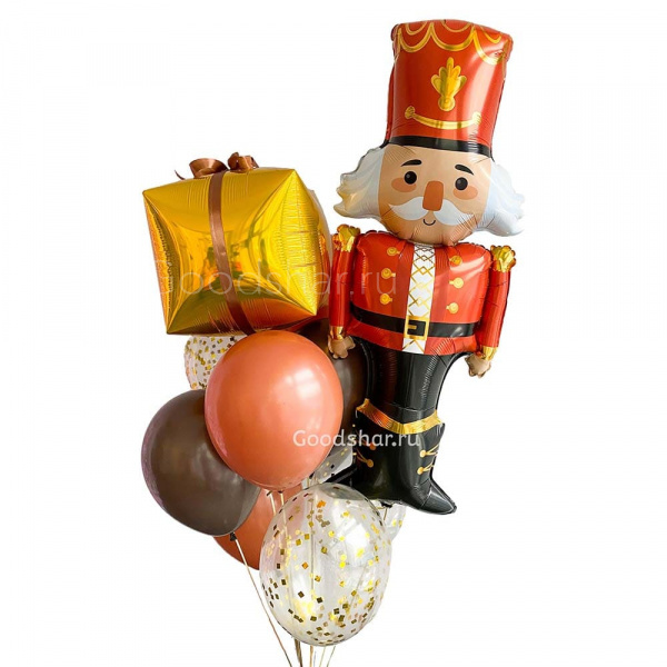 Набор воздушных шаров Новогодний "Щелкунчик" № 858