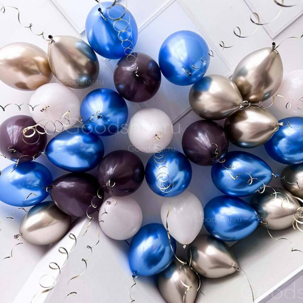 Набор воздушных шаров под потолок "Стильный микс"