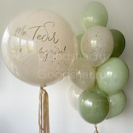 Набор воздушных шаров на выпискуд для девочки "Утренняя роса"