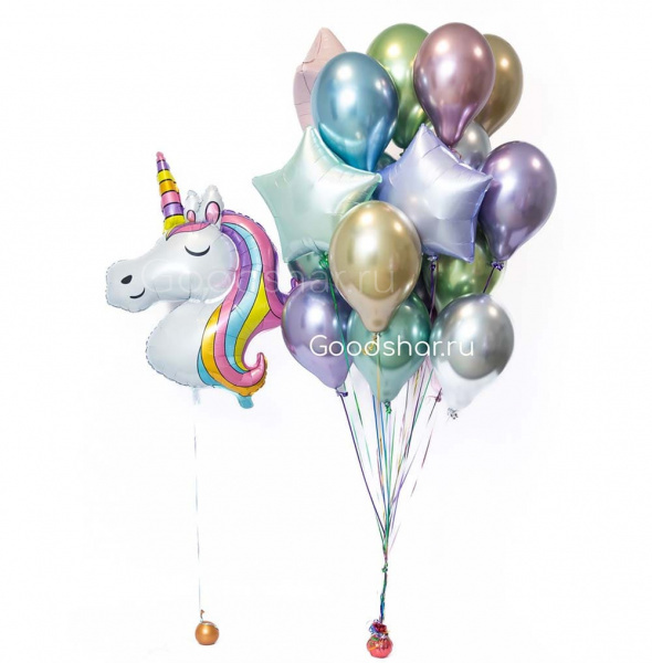 Набор воздушных шаров "Единорожка"