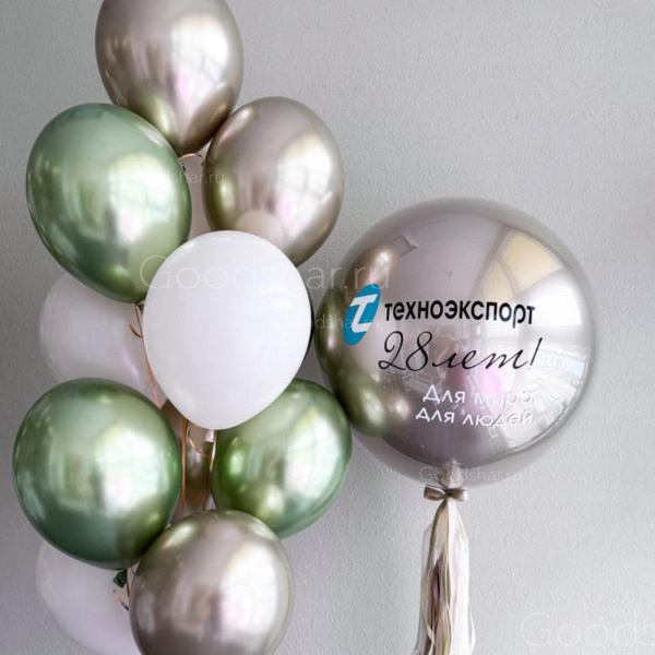 Набор воздушных шаров «Оливковый минимал»