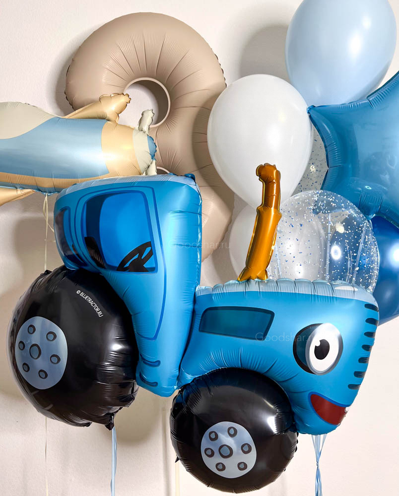 Набор воздушных шаров «Синий трактор»