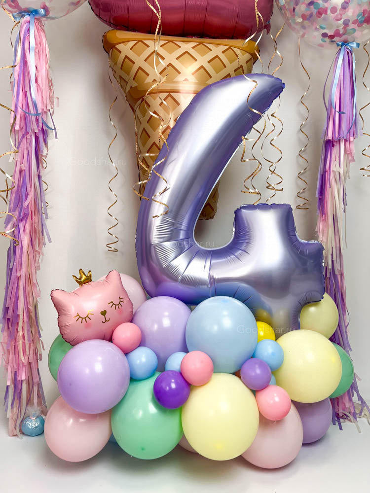 Набор воздушных шаров для детей «Сладкий праздник»