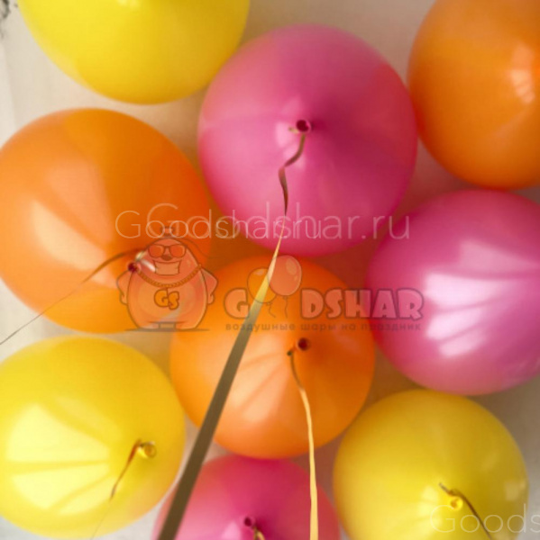 Шары под потолок "Яркие пастель" 20 шт.