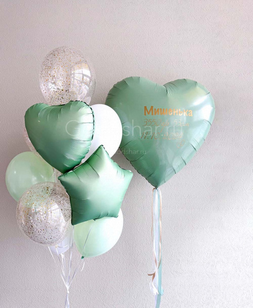 Набор воздушных шаров на выписку для мальчика №572
