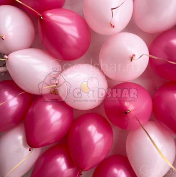 Шары под потолок "Розовые" 20 шт