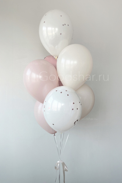 Набор воздушных шаров на выписку для девочки "Малиновый зефир" Набор воздушных шаров на выписку для девочки "Малиновый зефир"