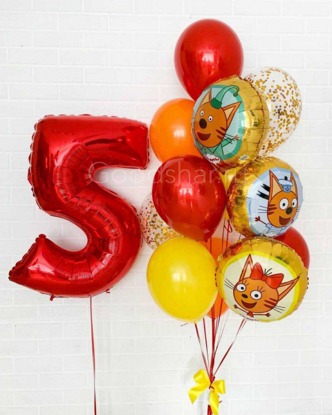 Набор воздушных шаров "Три кота" № 686
