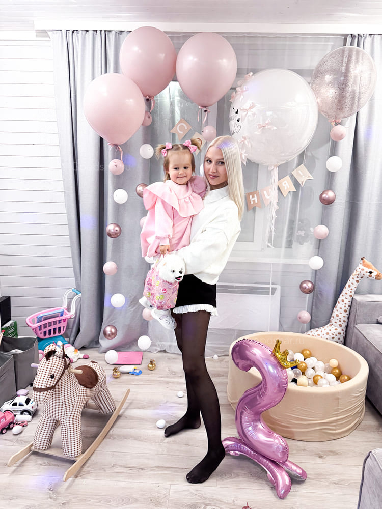 Набор воздушных шаров «Воздушная линия нежности»