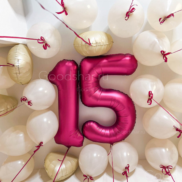 Набор воздушных шаров для девушки «Яркий праздник»