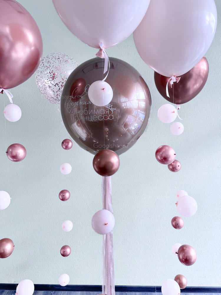 Набор воздушных шаров «Розовое мерцание»