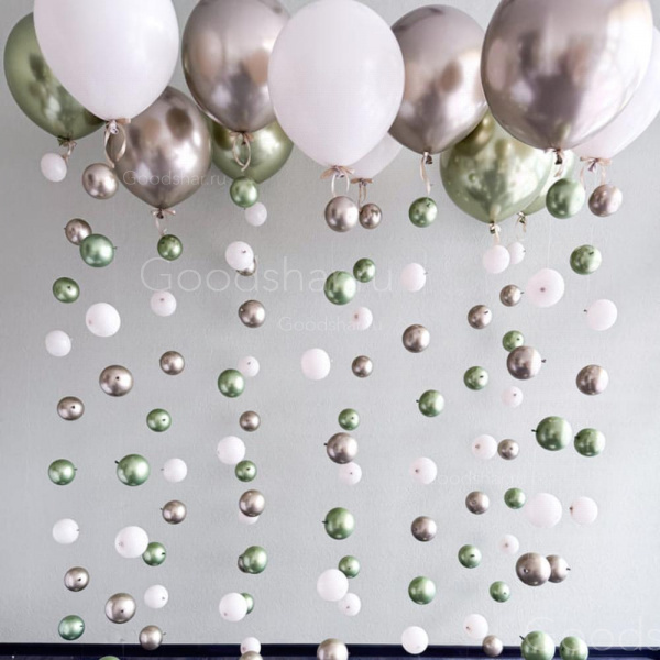 Набор воздушных шаров «Оливковое мерцание»