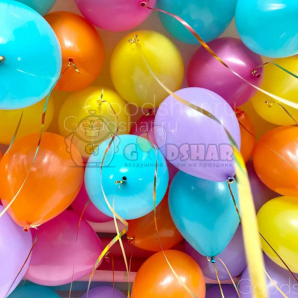 Шарики под потолок Яркие, 50 шт