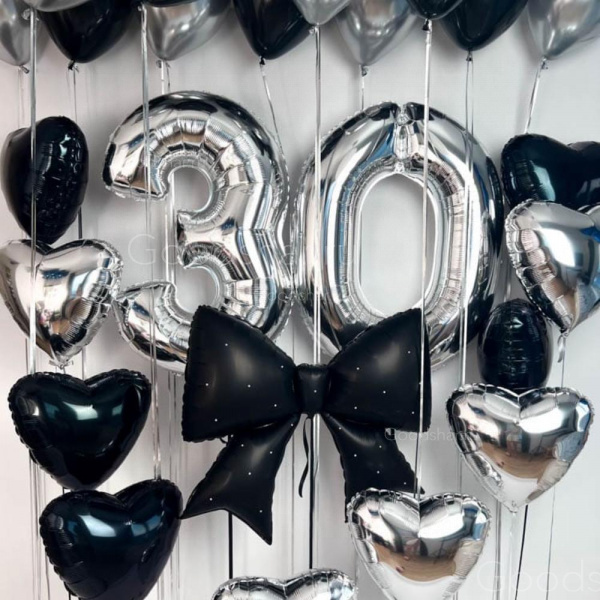 Набор воздушных шаров "Черный стиль №2"