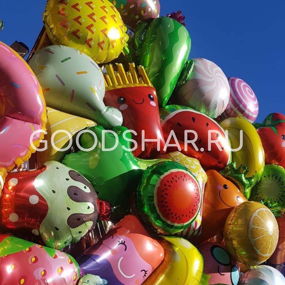 Фотозона из фольгированных шаров  «Летнее настроение!  №1»