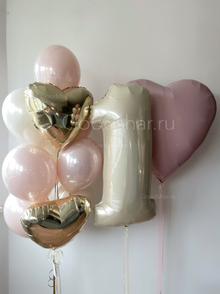 Набор воздушных шаров "Мягкая магия" Набор воздушных шаров "Мягкая магия"