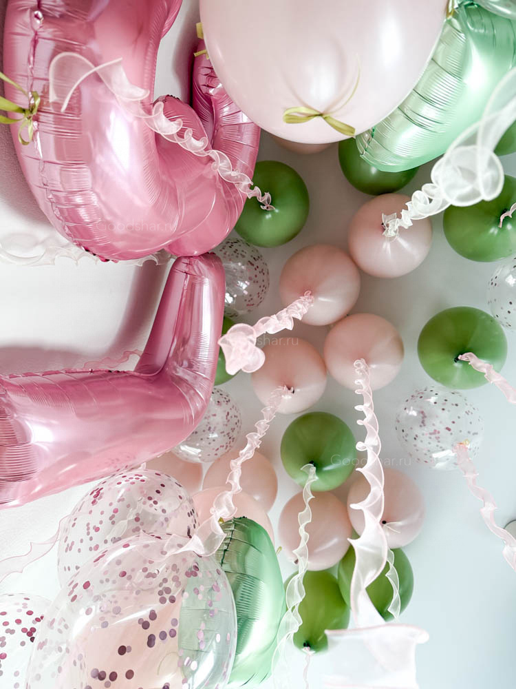 Набор воздушных шаров «Пионовый сад»