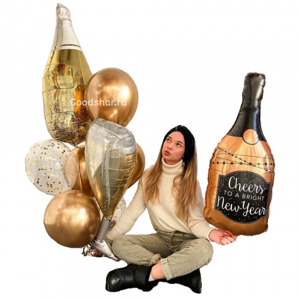 Набор воздушных шаров Новогодний № 867