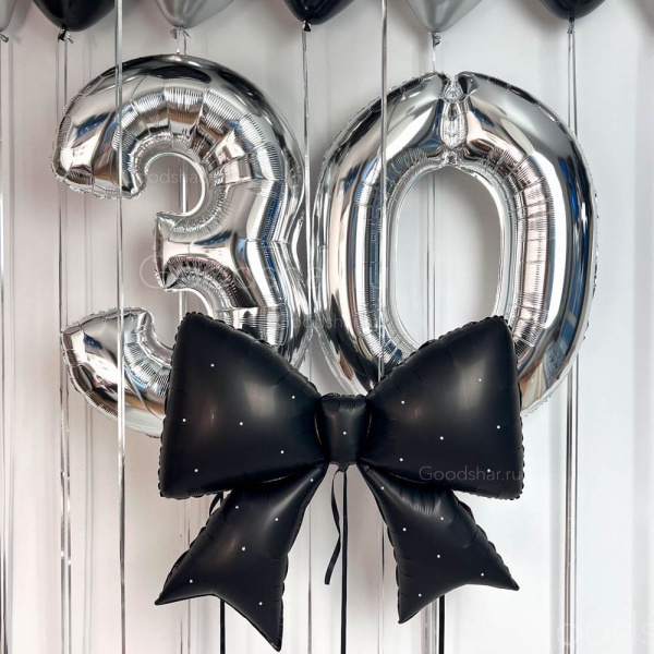 Набор воздушных шаров "Черный стиль"