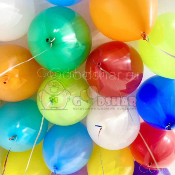 Шары под потолок "Пастель" 25 шт. 