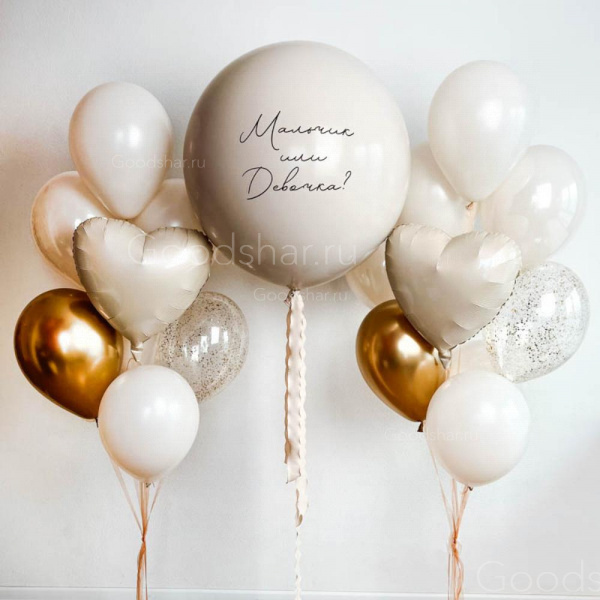 Набор воздушных шаров на гендерную вечеринку «В ожидании чуда»