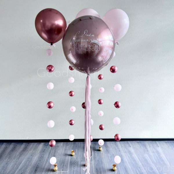 Набор воздушных шаров «Розовое мерцание»