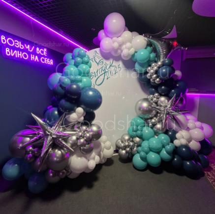 Фотозона с баннером "Галактик"