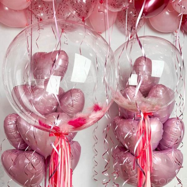 Набор воздушных шаров для девушки «Романтика в воздухе»