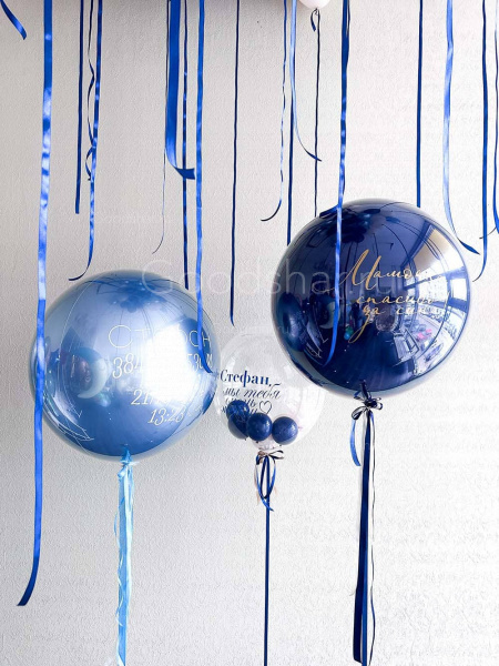 Набор воздушных шаров на выписку для мальчика №575